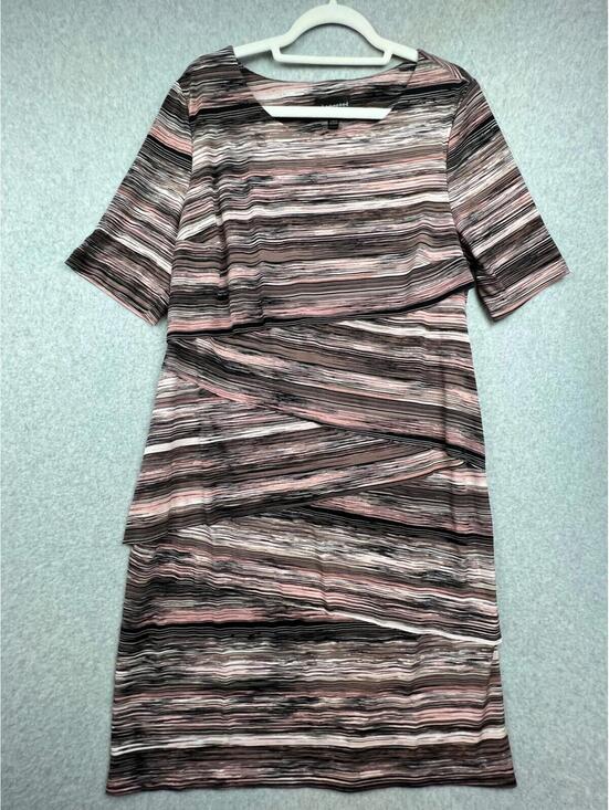 Dresses & Skirts - Connected Apparel Bodycon Dress Asymmetrical Womens Plus Size 14W Classy Sexy